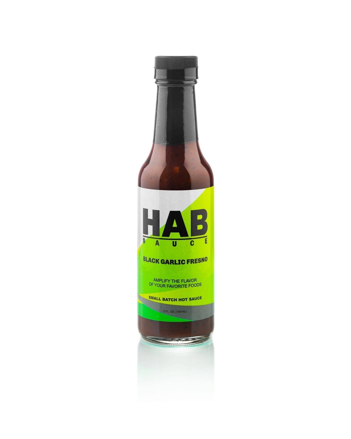 HAB Sauce - Black Garlic Fresno HAB Sauce Hot Sauce mild LIMITED EDITION