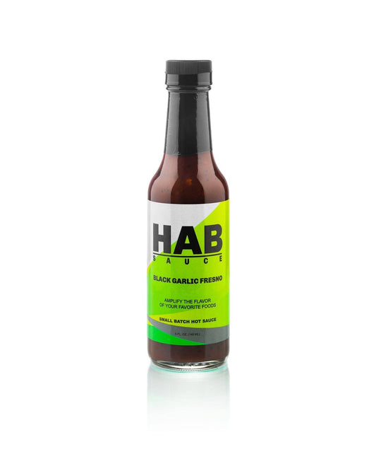 HAB Sauce - Black Garlic Fresno HAB Sauce Hot Sauce mild LIMITED EDITION