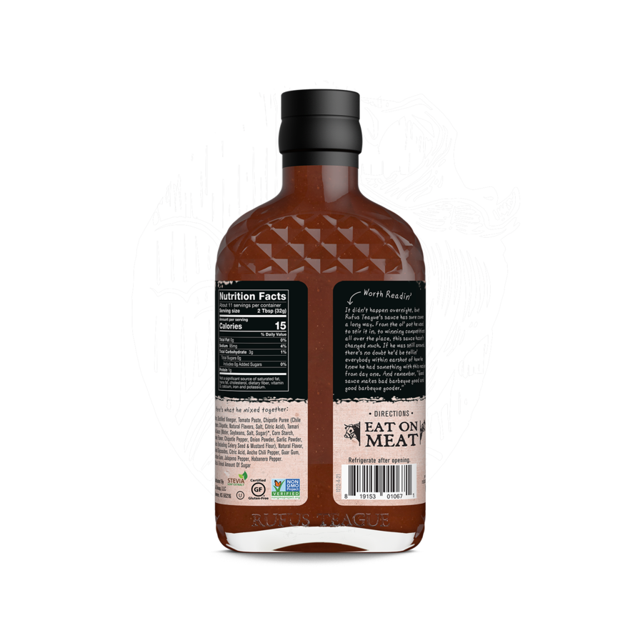 Rufus Teague - Smoke 'N Chipotle - Sugar Free BBQ Sauce