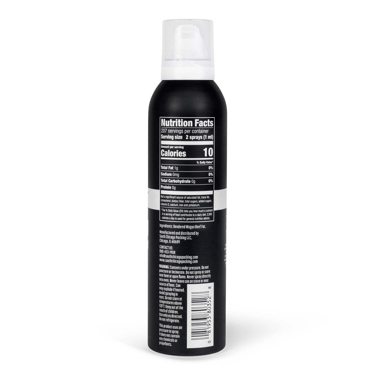 South Chicago Packing - Wagyu Beef Tallow Cooking Spray. 7oz Spray Bottle.