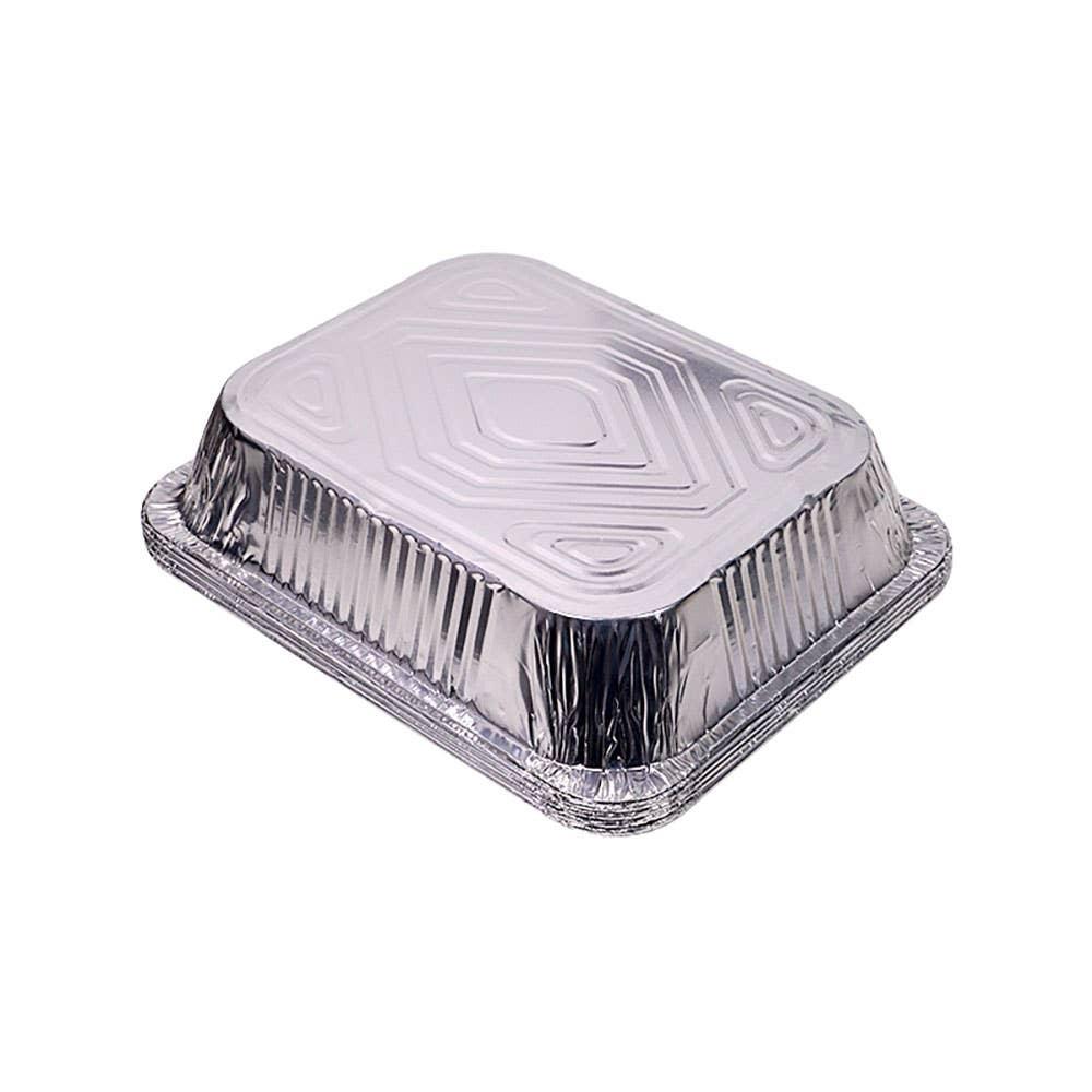 Fire & Flavor - Fire & Flavor All Purpose BBQ Drip Pans, Aluminum, 4-Pack