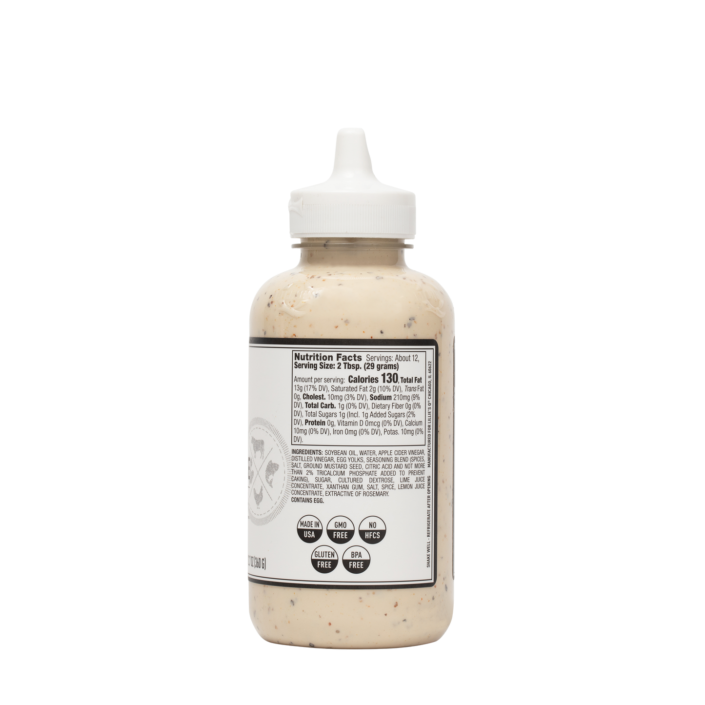 Lillie's Q Ivory Barbeque Sauce Squeeze Bottle