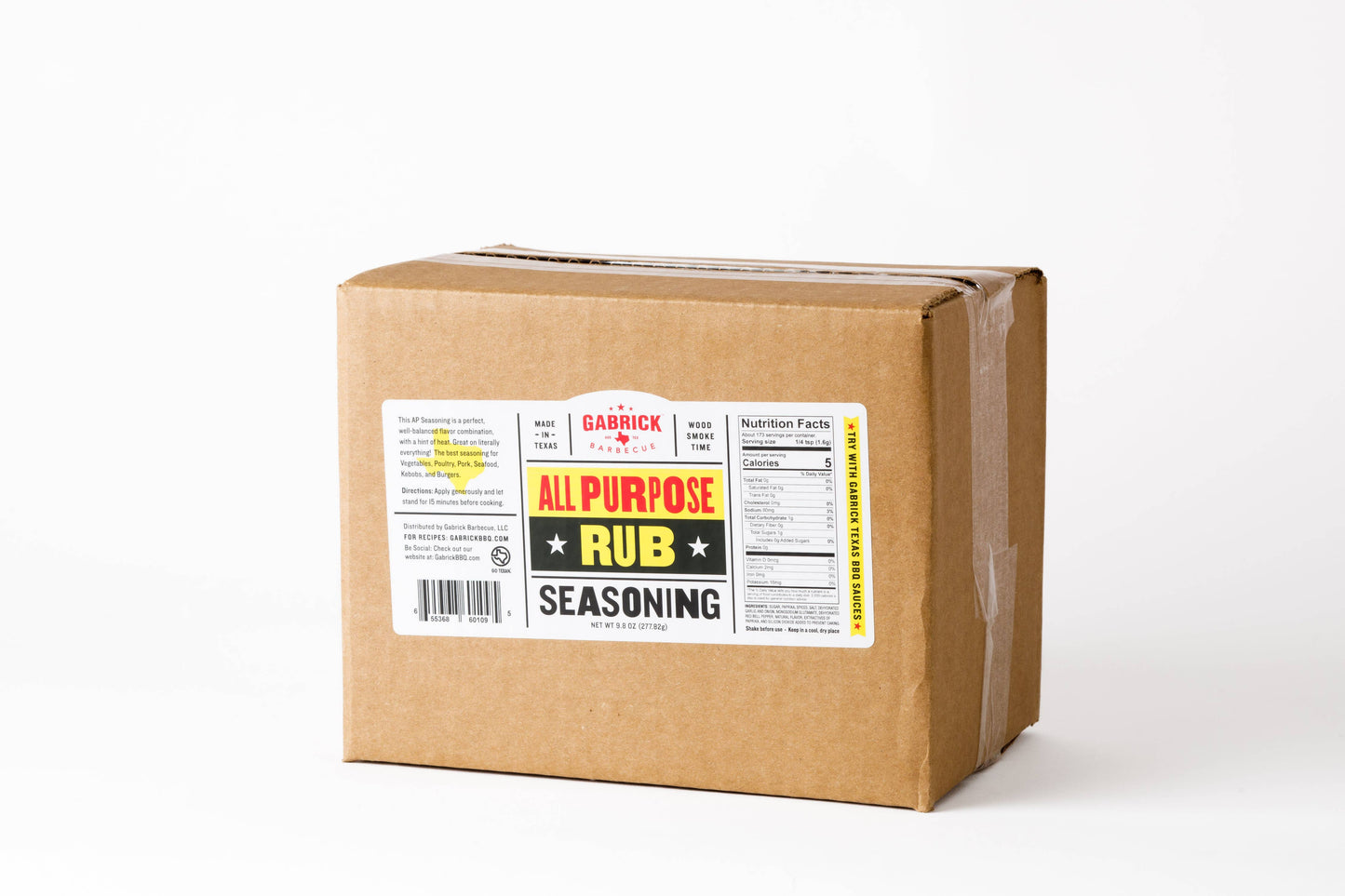 Gabrick BBQ Sauce Co. | Texas BBQ Sauce - All Purpose BBQ Rub Seasoning