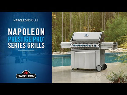 Prestige PRO™ 825 RSBI Propane Grill with Power Side Burner, Infrared Rear & Bottom Burners