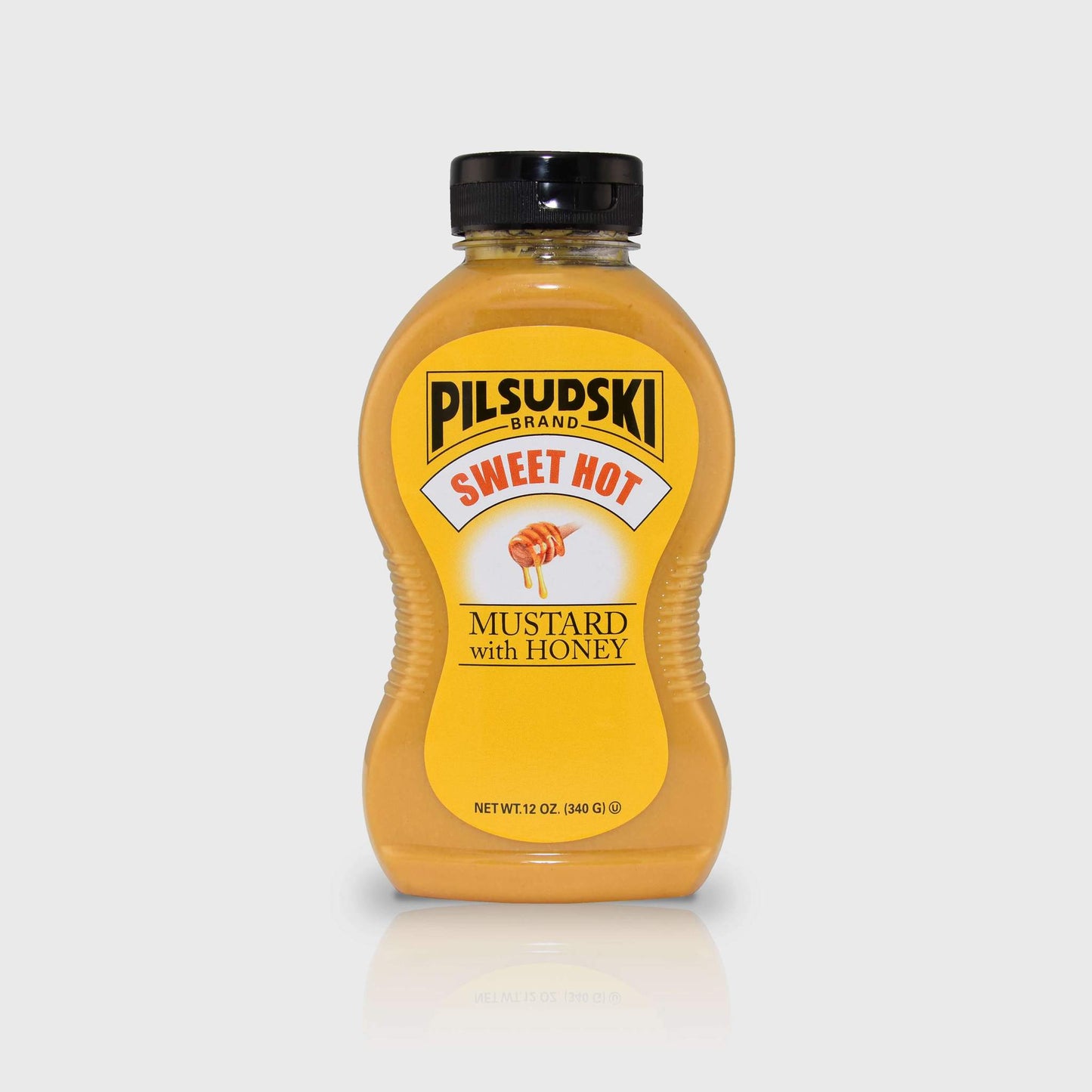 Pilsudski Mustard Co - Sweet Hot Mustard with Honey 12/12 oz