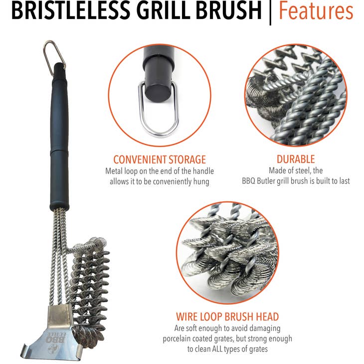 BBQ Butler Bristle Free Brush