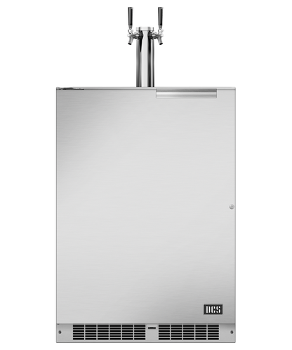 24" Keg/Beer Double Tap - Left Hinge 71516